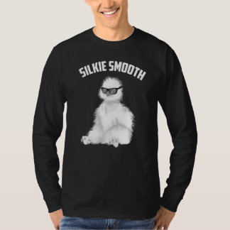 Silkie glatter süßer flauschiger Hühnerbesitzer La T-Shirt