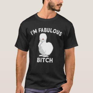 Silkie-Huhn Bauer Poulet-Hof Chinesisches Seidenh T-Shirt