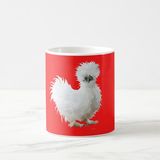 Silkie Huhn Kaffeetasse (Mittel)