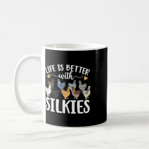 Silkie-Huhn-Liebhaber Silkie-Besitzer Silkie-Huhn Kaffeetasse