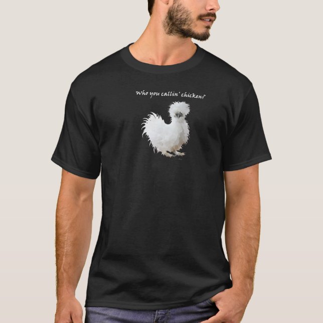 Silkie-Huhn  T-Shirt (Vorderseite)
