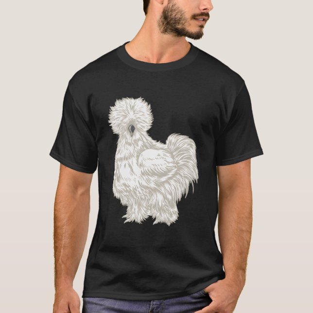 Silkie-Huhn T-Shirt (Vorderseite)