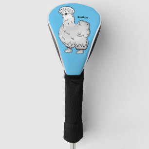 Silkie-Hühner-Cartoon Golf Headcover