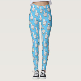 Silkie-Hühner-Cartoon Leggings