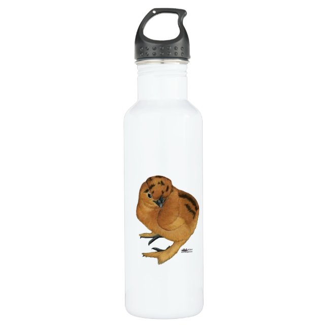 Silkie Red Chick Trinkflasche (Vorderseite)