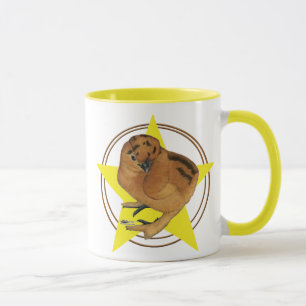 Silkie-Rot-Huhn-Star Tasse
