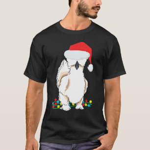 Silkie Seidenhuhn Lustiges Weihnachtsgraphic T-Shirt