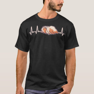 Silkie Sheltie Herzschlag Meerschweinchen T-Shirt