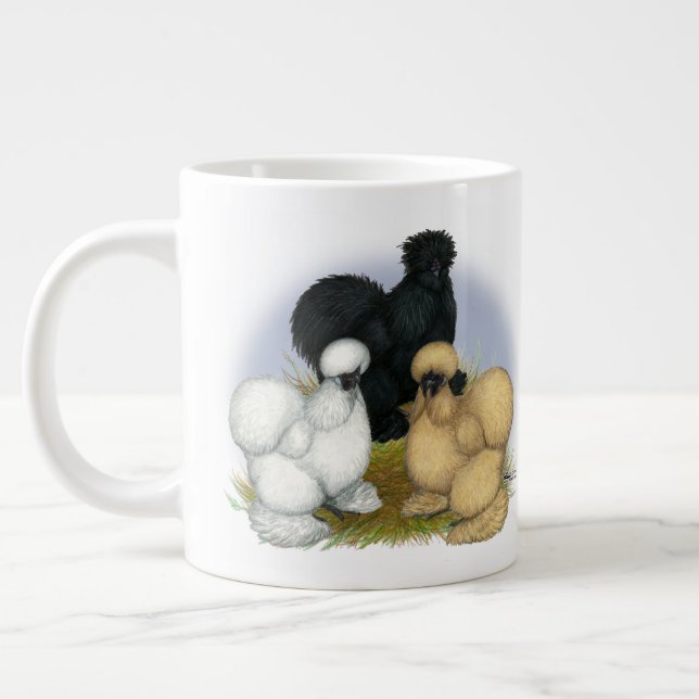 Silkie Trio Jumbo-Tasse (Links)