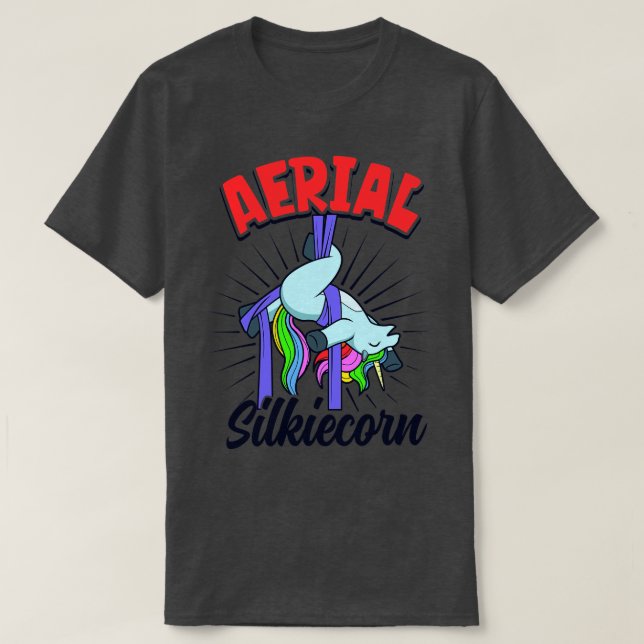 Silkiecorn-Seide aus der Luft 1 T-Shirt (Design vorne)