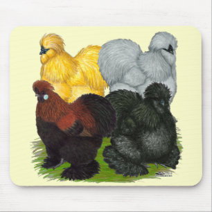 Silkies:  Sortierte Hähne Mousepad