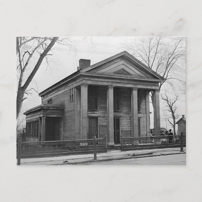 Silkman House Scranton Pa. Postkarte (Vorderseite)