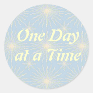 Silktones Sun Stern ODAT Runder Aufkleber