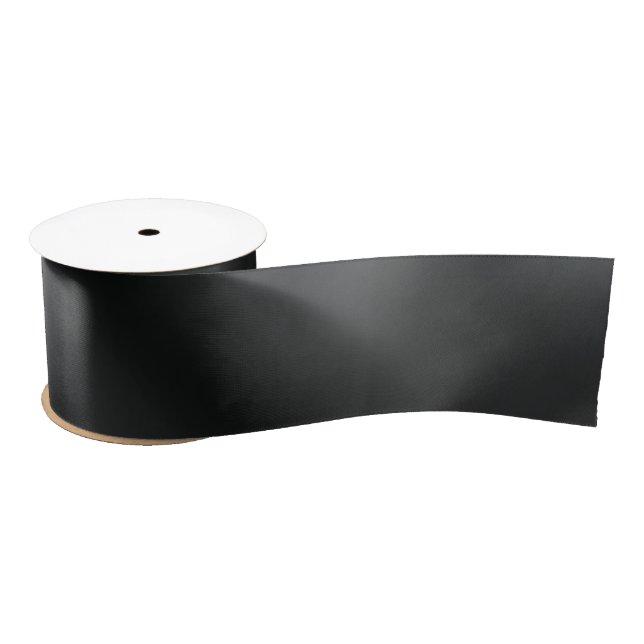 Silky Black Satin Ribbon Satinband (Spule)