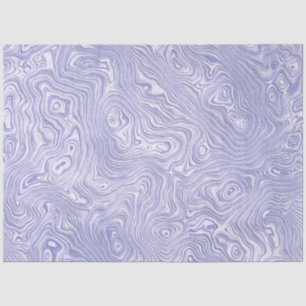 Silky Blue Moire Muster Seidenpapier