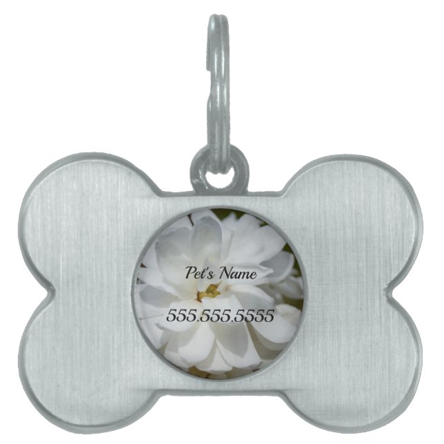 Silky Magnolia Pet ID Tag Tiermarke (Vorderseite)