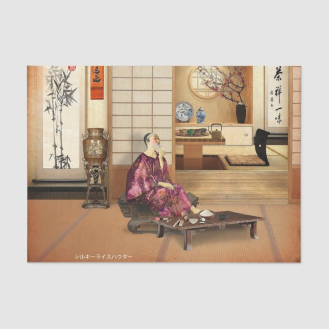 Silky Rice Powder Seidenpapier (Vorderseite)