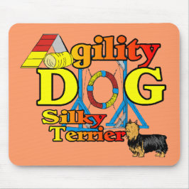 Silky_Terrier_Agility Geschenke Mousepad