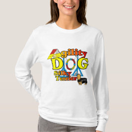Silky_Terrier_Agility Geschenke T-Shirt