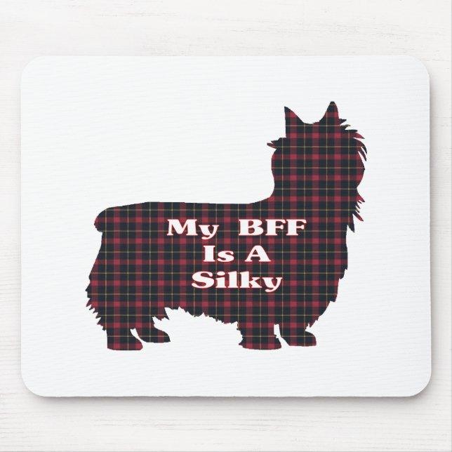 Silky Terrier BESTE FREUNDIN Geschenke Mousepad (Vorne)