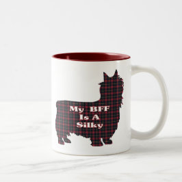 Silky Terrier BESTE FREUNDIN Geschenke Zweifarbige Tasse