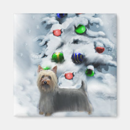 Silky Terrier Christmas Geschenke Magnet