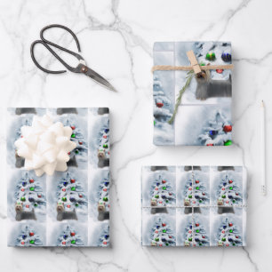 Silky Terrier Christmas Geschenkpapier Set