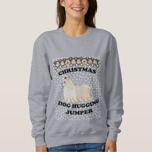 Silky Terrier Hund Weihnachtsgeburt Sweatshirt