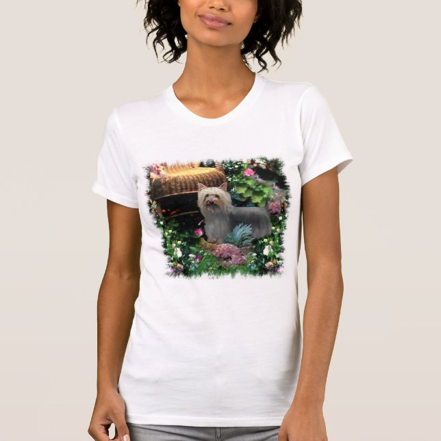 Silky Terrier Kunstgeschenke T-Shirt (Vorderseite)