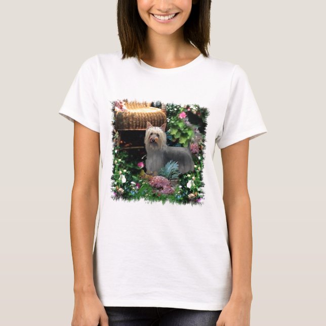 Silky Terrier Kunstgeschenke T-Shirt (Vorderseite)