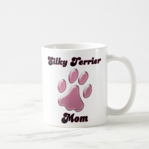 Silky Terrier Mama Rosa Pawprint Kaffeetasse
