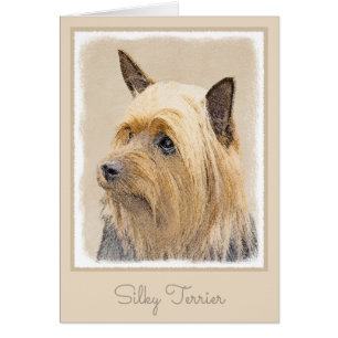 Silky Terrier Painting - Niedliche Original Dog Ar