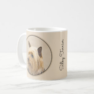 Silky Terrier Painting - Niedliche Original Dog Ar Kaffeetasse