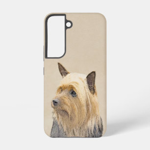 Silky Terrier Painting - Niedliche Original Dog Ar Samsung Galaxy Hülle