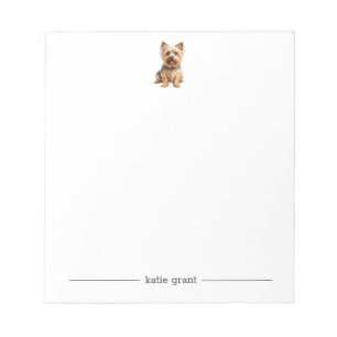 Silky Terrier Personalisiert Notepad Notizblock