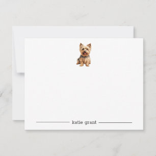 Silky Terrier Personalisierte Mitteilungskarten