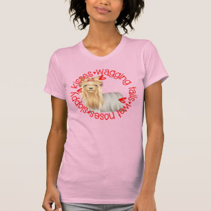 Silky Terrier Sloppy Kisses B&C T-Shirt