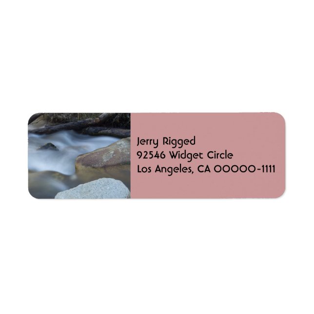 Silky Water 2 Address Label (Vorne)
