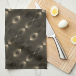 Silky Wiederholung des ovalen "unendlichen Symbols Geschirrtuch