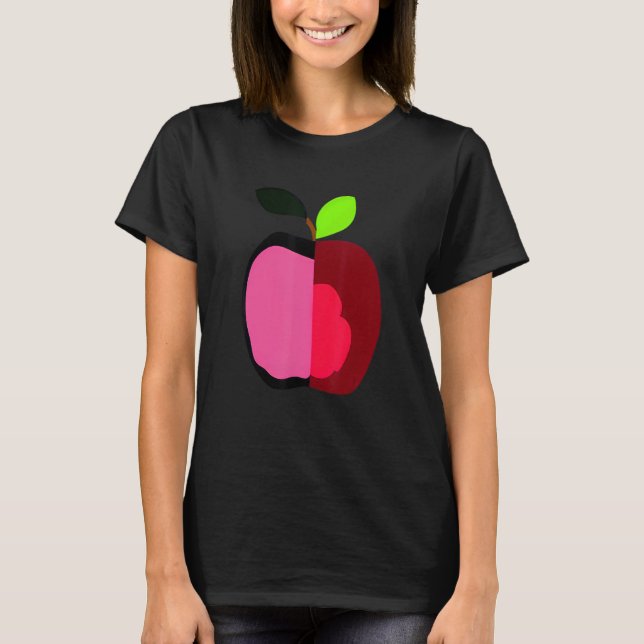 silly Apple vegetarian T-Shirt (Vorderseite)