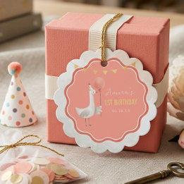 Silly Goose 1. Geburtstag Geschenkanhänger persona