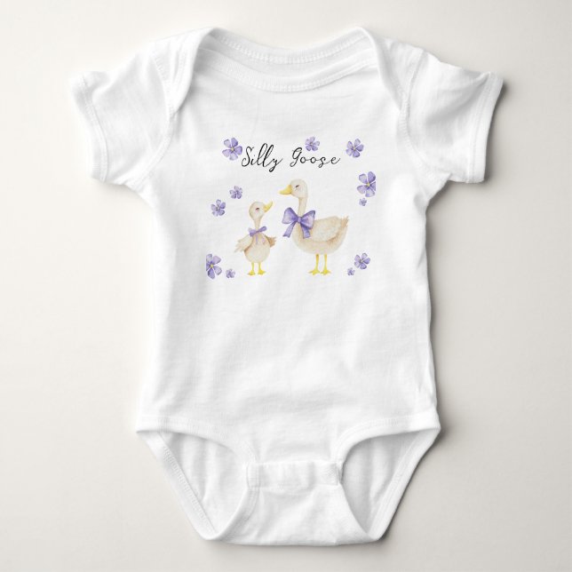 Silly Goose Baby Shower  Strampler (Vorderseite)