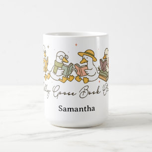 Silly Goose Buchclub-Lesen Personalisiert Kaffeetasse