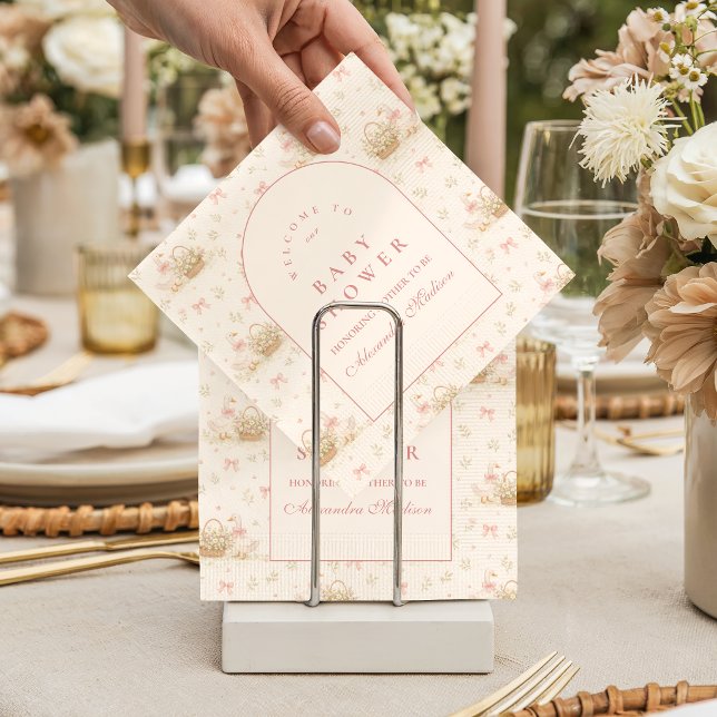 Silly Goose Coquette Baby Shower Serviette (Von Creator hochgeladen)