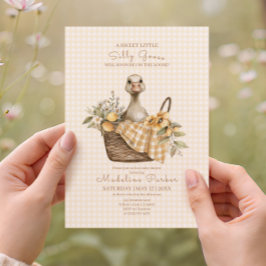 Silly Goose Lemon Baby Shower Einladung