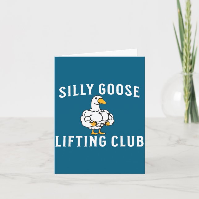 Silly Goose Lifting Club  Karte (Vorderseite)