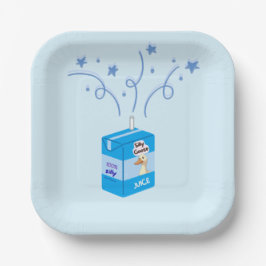 Silly goose party blue pappteller
