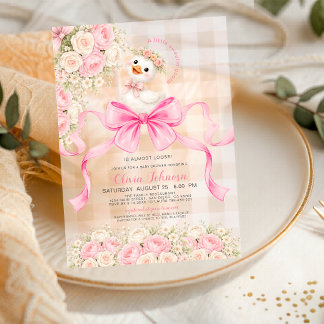 Silly Goose Sweetie Goose Almost Loose Baby Shower Acryleinladungen