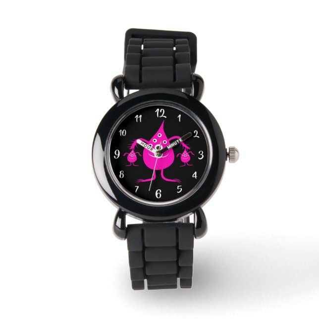 Silly Monsters Kinderuhr Armbanduhr (Vorderseite)