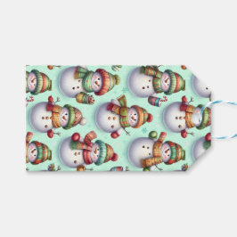 Silly Snowmen Geschenkanhänger